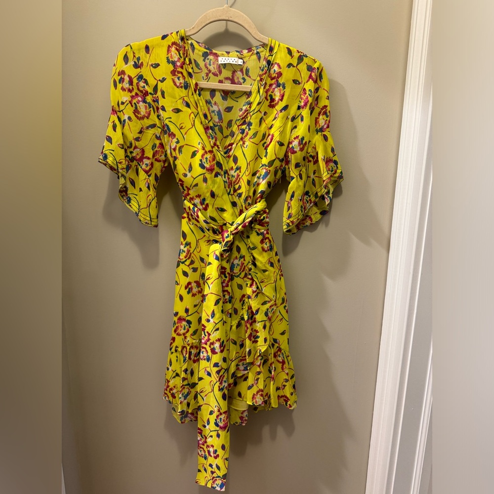 Tanya Taylor Women’s Dress Lemon Garden Print - Picture 2 of 6